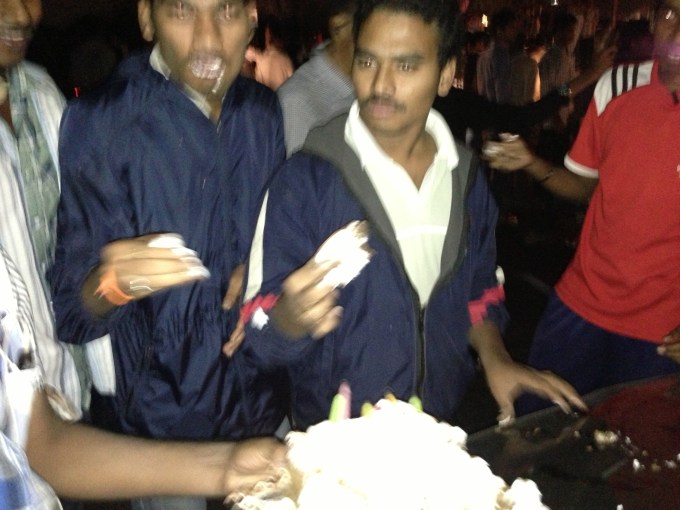 Strangers with a Cake